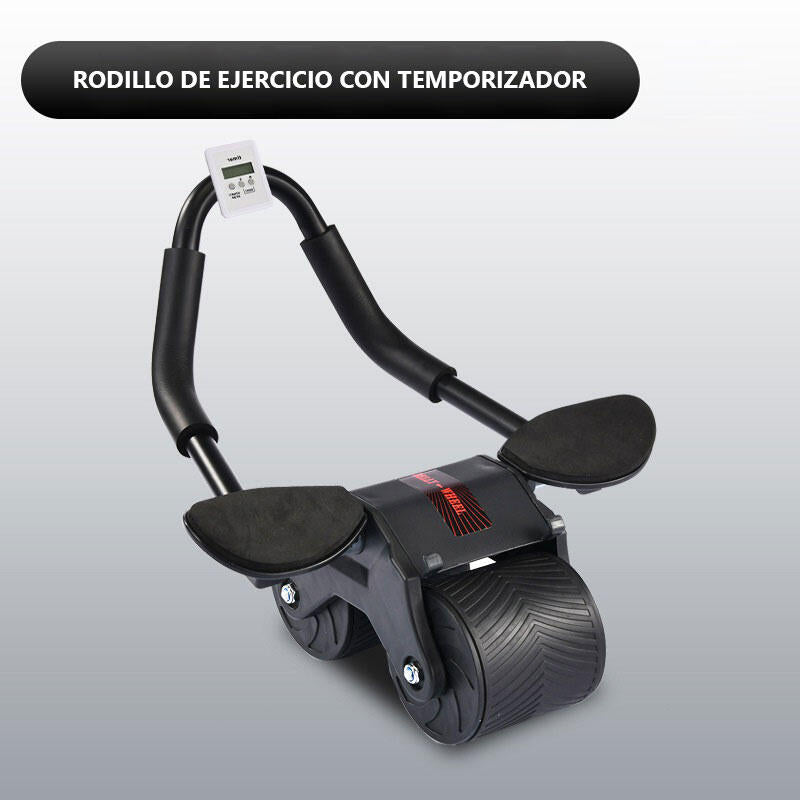 Rodillo de ejercicio CoreForce con temporizador