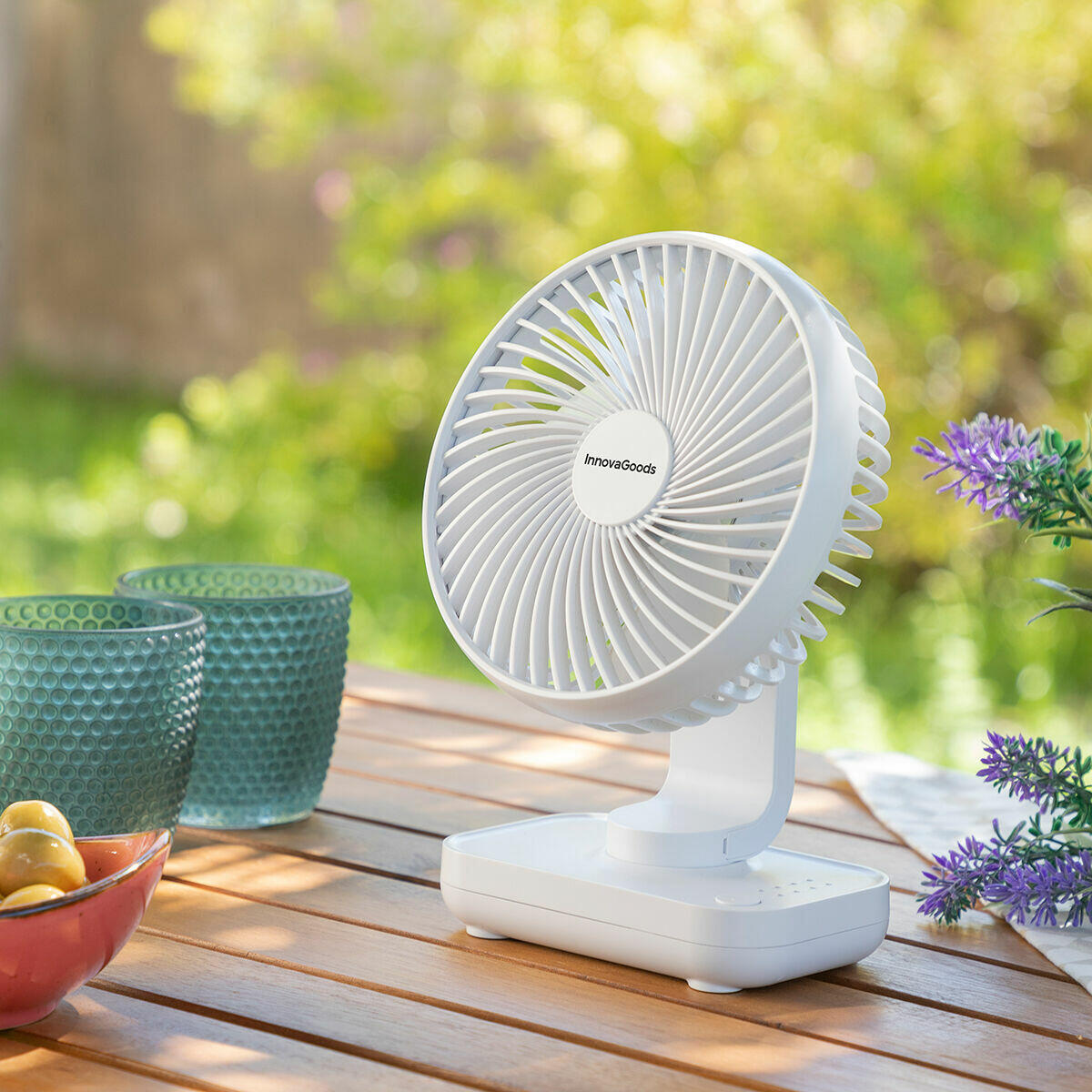 Ventilador Portátil de Escritorio Recargable CoolZen