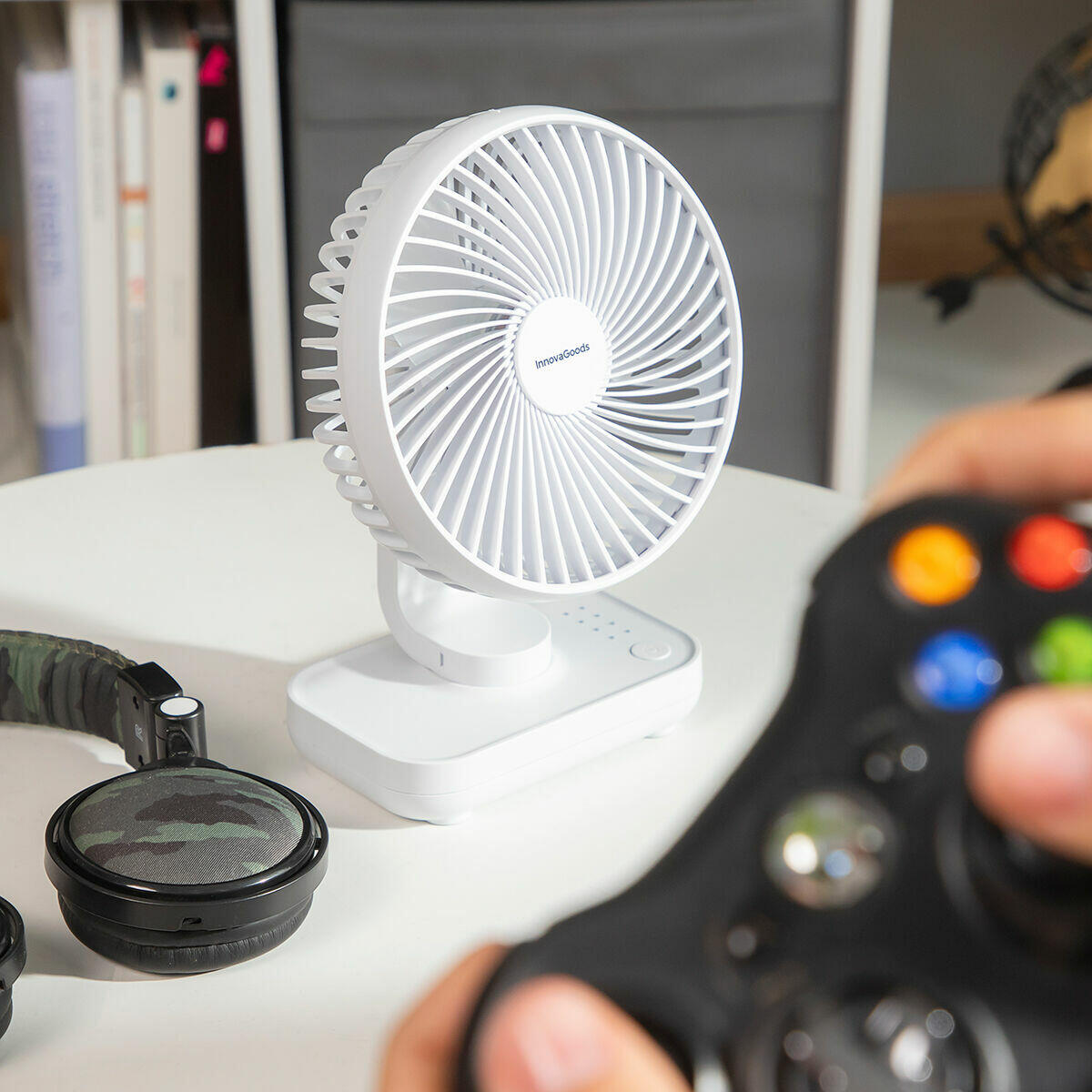 Ventilador Portátil de Escritorio Recargable CoolZen