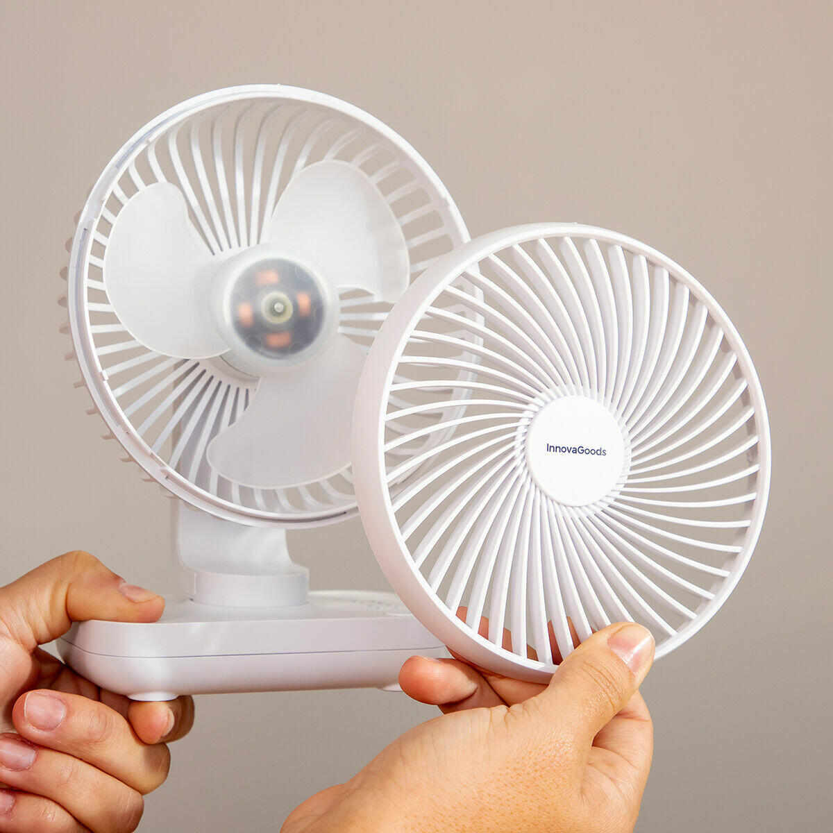 Ventilador Portátil de Escritorio Recargable CoolZen