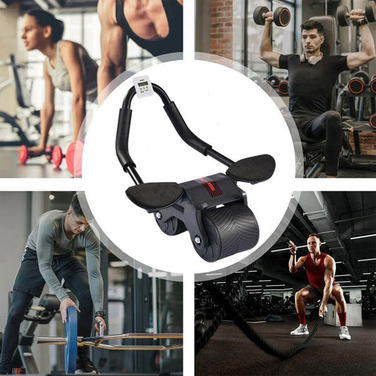Rodillo de ejercicio CoreForce con temporizador