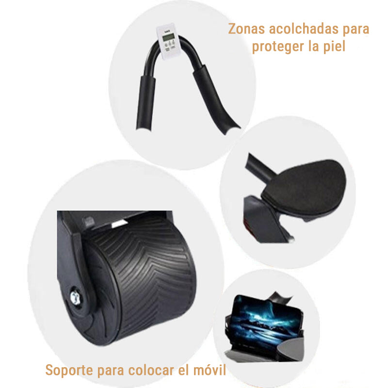 Rodillo de ejercicio CoreForce con temporizador