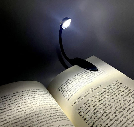 Mini Lámpara Led con agarre pinza para libros y ebook